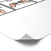 Meer acceptatiesnelheid leraar Autisme Bewustzijn Poster (Hoek)
