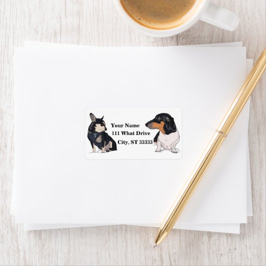 Meer adresetiketten voor huisdieren etiket (Insitu)