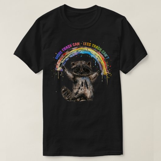 Meer afval kan minder vuilverkanting t-shirt (Design voorkant)