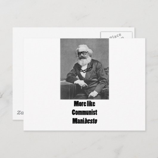 Meer als ManiBESTO! Briefkaart (Voorkant / Achterkant)