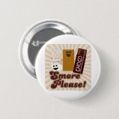 Meer alsjeblieft Gezegde! Ronde Button 5,7 Cm (Voorkant /achterkant)