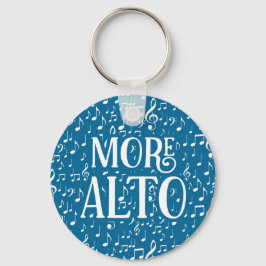 Meer Alto - Blue White Singer Sleutelhanger