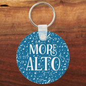 Meer Alto - Blue White Singer Sleutelhanger (Voorkant)