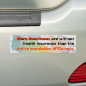 Meer Amerikanen dan Canadezen Bumpersticker (Op auto)