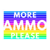Meer Ammo Please (Rainbow) Trucker Hoed Trucker Pet