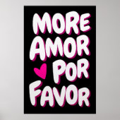 Meer Amor Por Favor Poster (Voorkant)