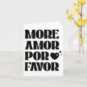 Meer Amor Por Favoriet Retro Love Valentijn Esthet Kaart (Gele Bloem)