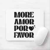 Meer Amor Por Favoriet Retro Love Valentijn Esthet Muismat (Met muis)