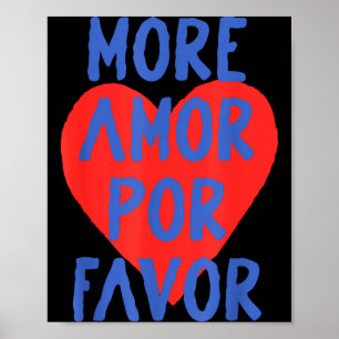 Meer Amor R Favoriete Rode Hart Schattig Spaans Li Poster