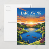 Meer Awing Kameroen Briefkaart (Voorkant / Achterkant)