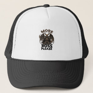 Meer Baas Alsjeblieft Halloween Duivel Skelet Bijl Trucker Pet