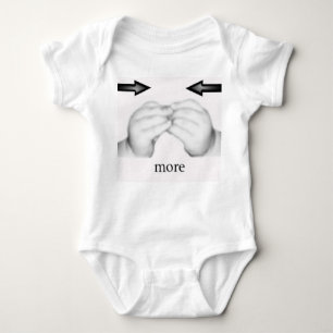 meer baby creeper baby gebarentaal romper