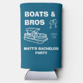 Meer Bachelor-boten en broers aangepaste vrijgezel Seltzer Blikjeskoeler (Achterkant)