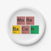 Meer Bacon-Borden Papieren Bordje (Voorkant)