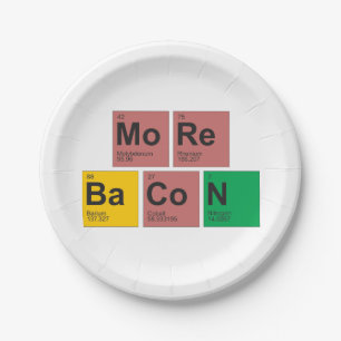 Meer Bacon-Borden Papieren Bordje