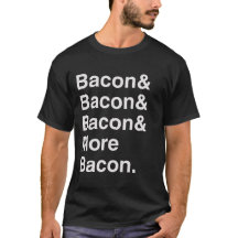 Meer Bacon Helvetica Tee Shirt