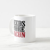 Meer Bacon nodig Koffiemok (Voorkant links)
