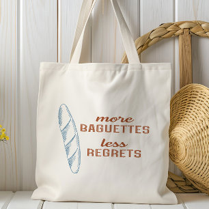 Meer Baguette Minder Spijt, Frans Brood Tote Bag