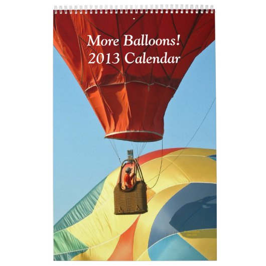 Meer ballonnen voor 2013 kalender (Hoes)