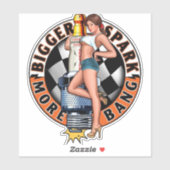 Meer bang sticker (Vel)