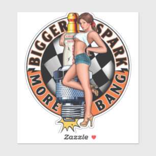 Meer bang sticker