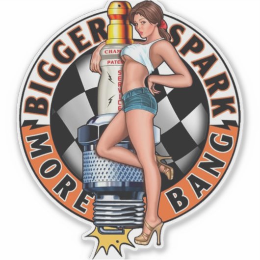 Meer bang sticker (Voorkant)