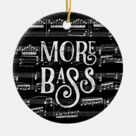 Meer bass-kalkboard - Black White Music Keramisch Ornament