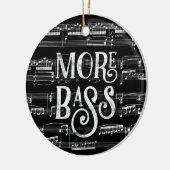 Meer bass-kalkboard - Black White Music Keramisch Ornament (Links)