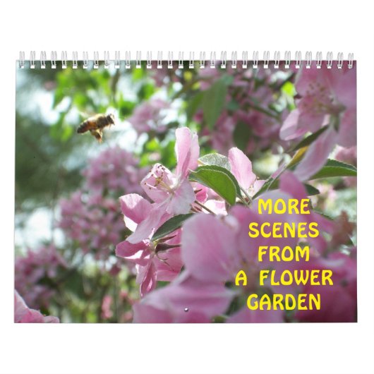 Meer beelden uit een bloementuin kalender (Hoes)