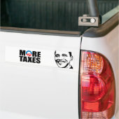 MEER BELASTINGEN BUMPERSTICKER (Op Truck)