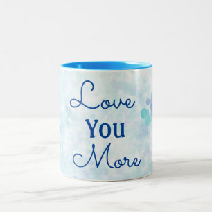 Meer belletjes blauwe Waterverf koffie Mok
