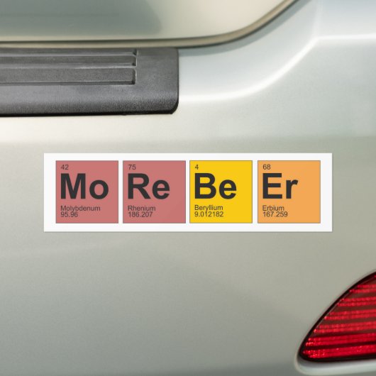 Meer biersticker bumpersticker (Op auto)