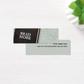 Meer Bladwijzer lezen Mini Visitekaartjes (Bureau)