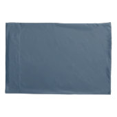 Meer Blauwe Griekse Sleutel Monogram Standaard Paa Kussensloop (Achterkant-Links)