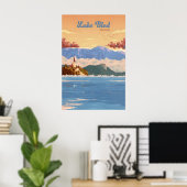Meer Bled Slovenië Reisposter Poster (Thuiskantoor)