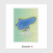 Meer Bled Slovenië Sticker (Vel)