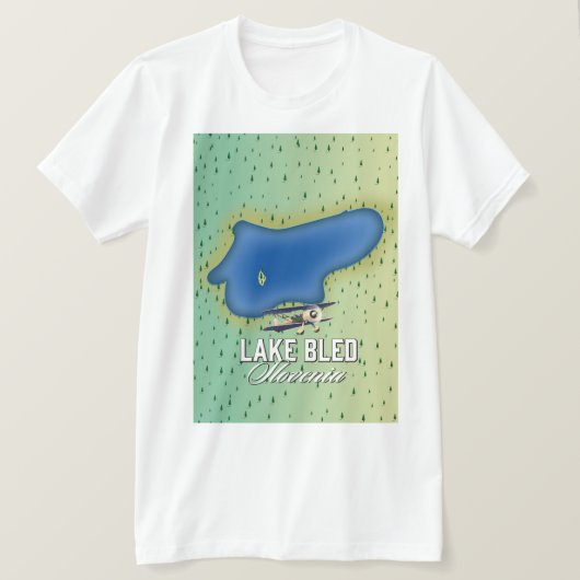 Meer Bled Slovenië T-shirt (Design voorkant)