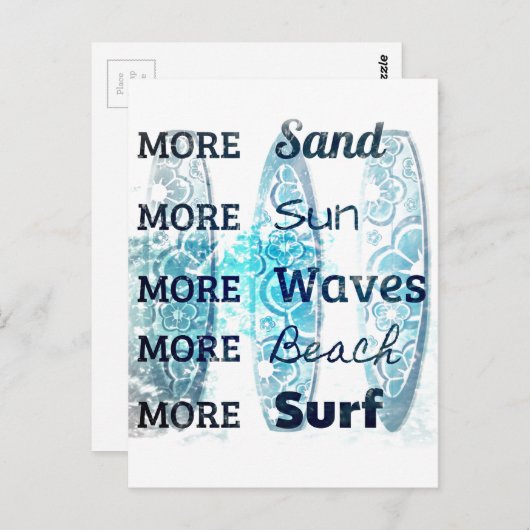 Meer bloedig briefkaart (Voorkant / Achterkant)