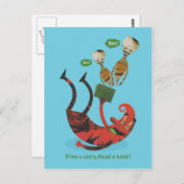 Meer boeken lezen briefkaart (Voorkant / Achterkant)