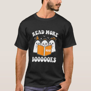 Meer boeken lezen Ghost lezen Meer boeken lezen H T-shirt
