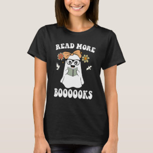 Meer boeken lezen Ghost lezen Meer boeken lezen H T-shirt