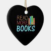 Meer boeken lezen keramisch ornament (Rechts)