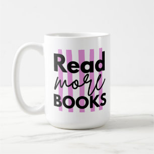 Meer boeken lezen koffiemok