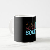 Meer Boeken Lezen Koffiemok (Voorkant links)