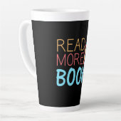 Meer Boeken Lezen Latte Mok (Linkerhoek)