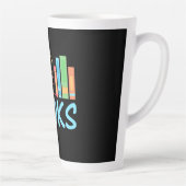 Meer Boeken Lezen Latte Mok (Rechts)