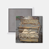 Meer boeken lezen magneet (Voorkant / Achterkant)