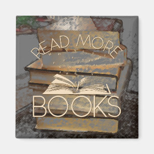 Meer boeken lezen magneet