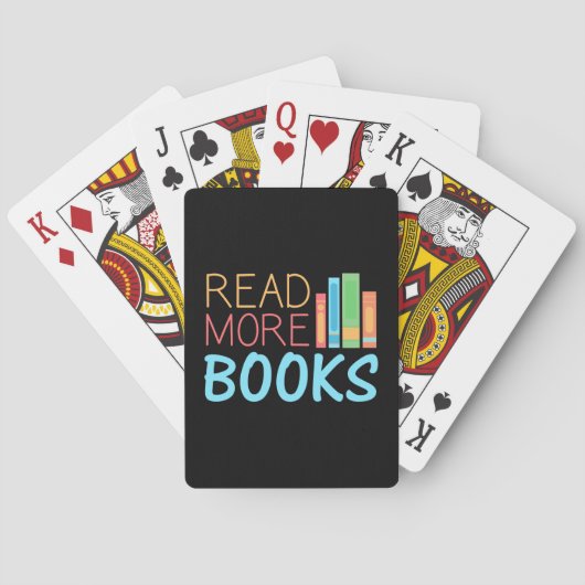 Meer Boeken Lezen Pokerkaarten (Achterkant)