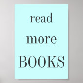Meer boeken lezen poster (Voorkant)